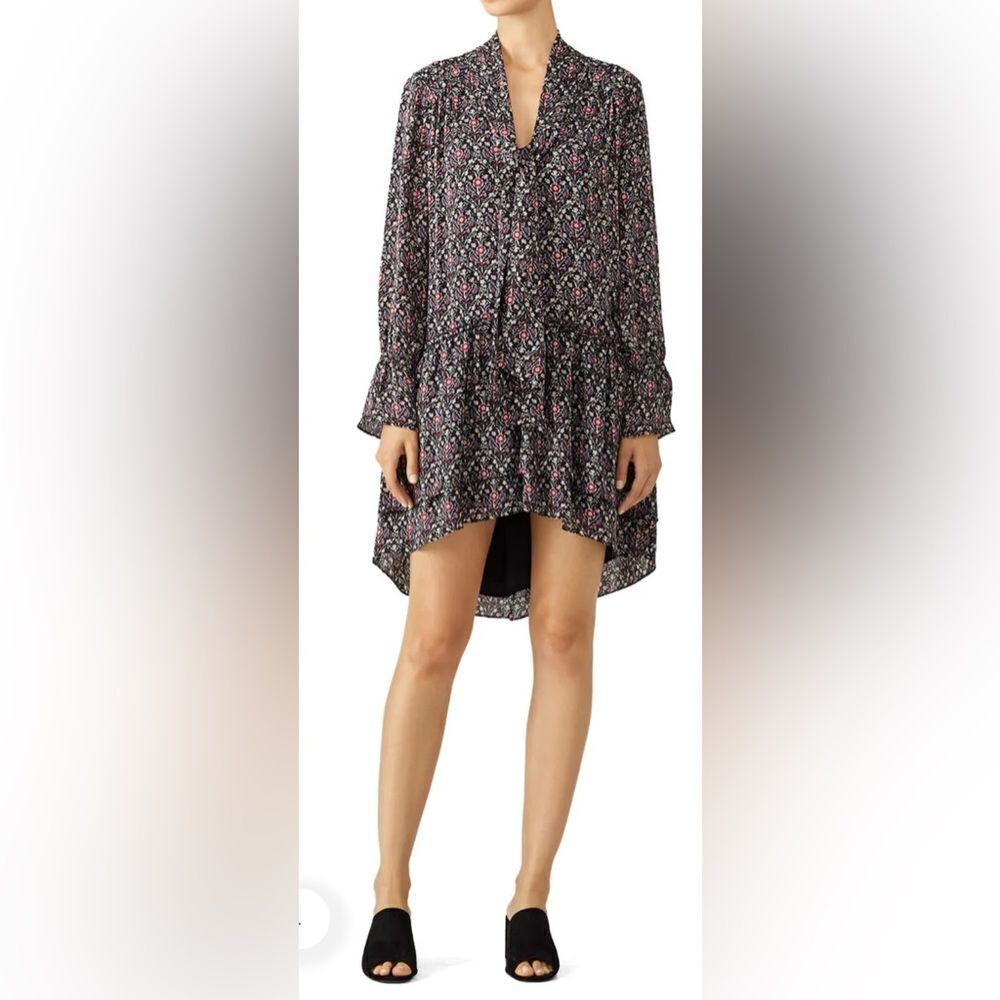 Joie Printed Jamira Silk Dress Size Small